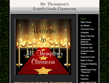 Tablet Screenshot of mrthompsonsclassroom.com